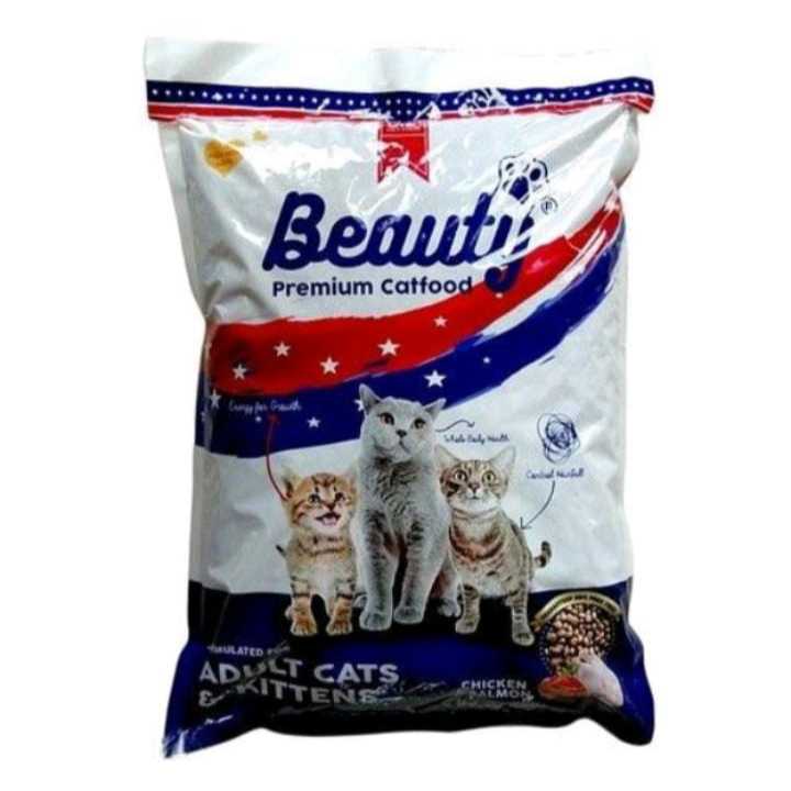 Beauty Cat Food Chicken Salmon 500gr Non