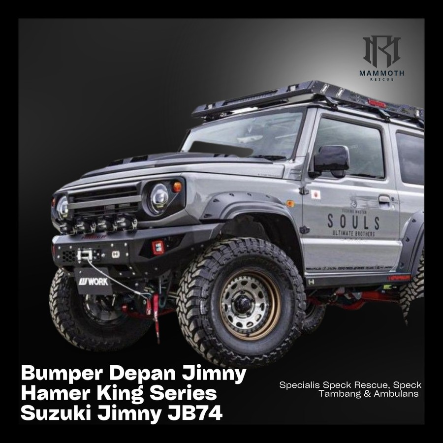 Bumper Depan Jimny Hamer King Series Suzuki Jimny JB74