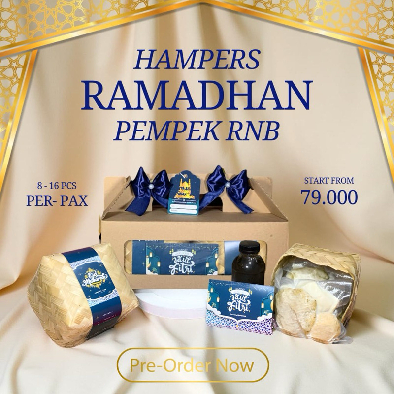 

Pre order Pempek RNB Hampers isi 8pcs