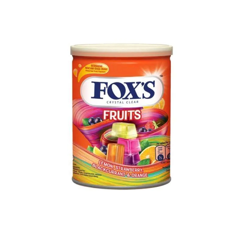 

FOX'S Permen Fruits Sparkling Surprise Kaleng [170 Gr]