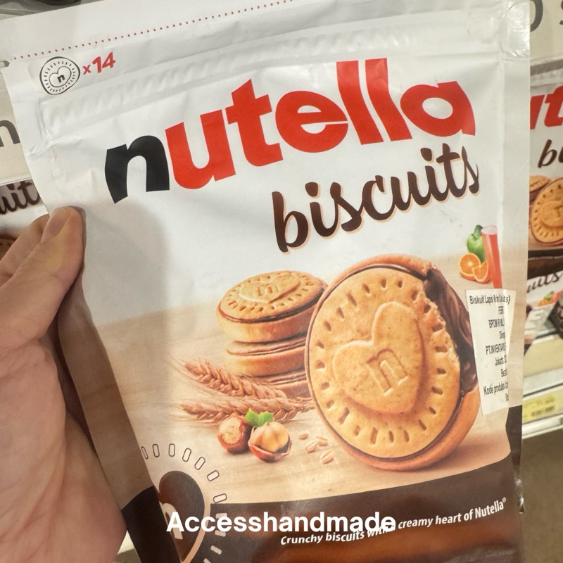 

Nutella Biscuits PROMO 193gr biskuit Coklat Nutela ORI DISKON