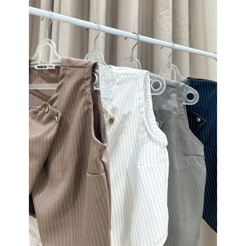 Rena Crop Vest - Vest Korean Style - Vest Crop Korean Look - Bahan Katun Twill - Formal Kasual Look