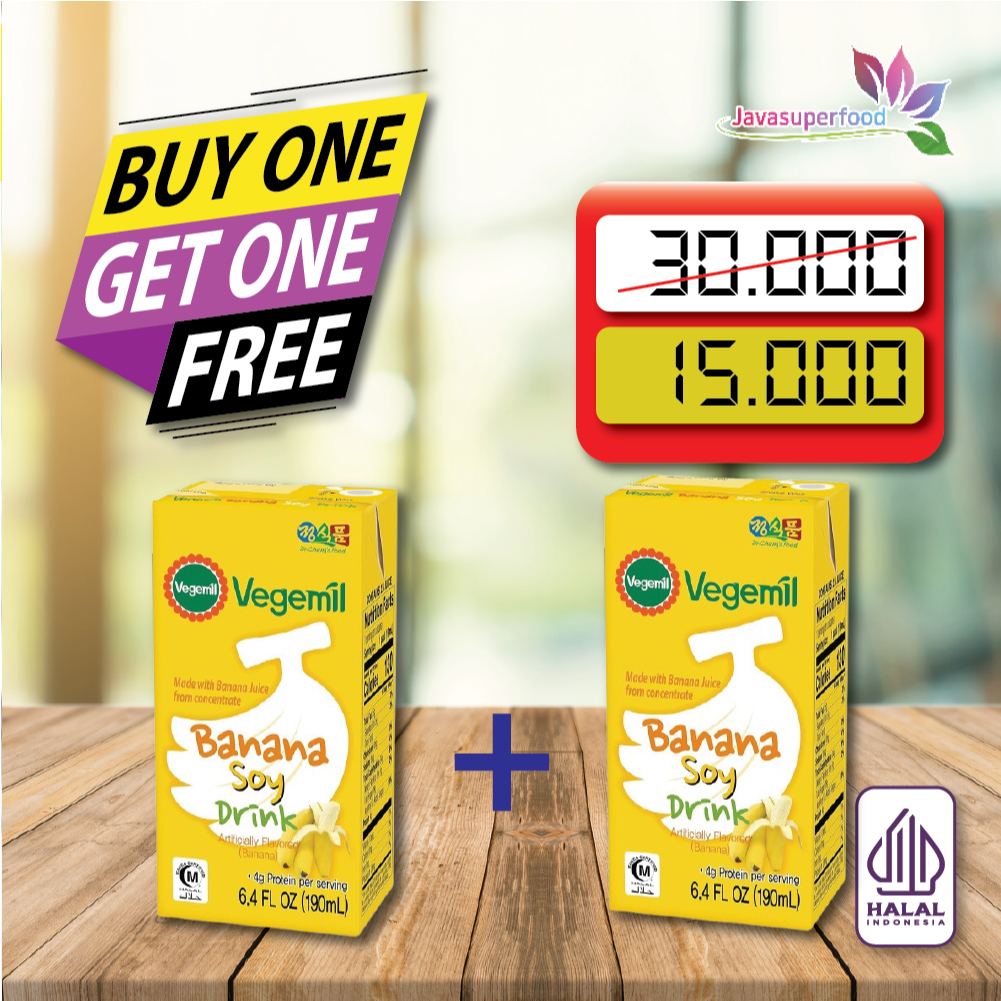 

[BUY 1 GET 1] Chungs Food Soy Drink Banana 190ml/Minuman Susu Rasa Pisang Asli Korea