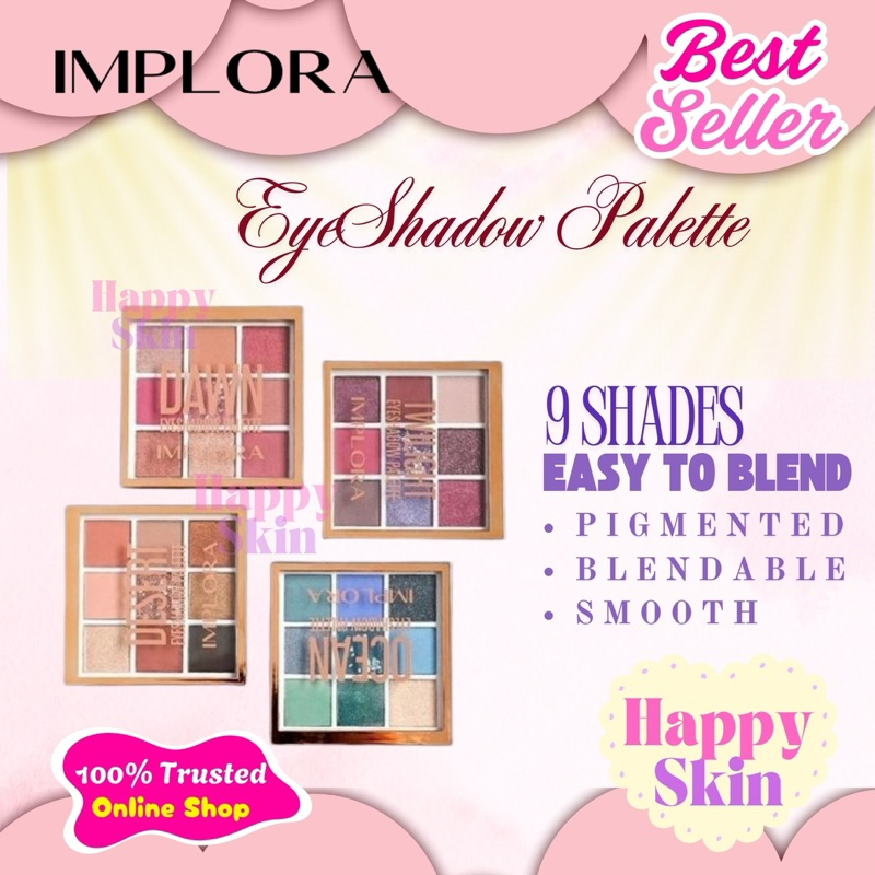 IMPLORA Eyeshadow Pallete | Dawn | Desert | Twilight