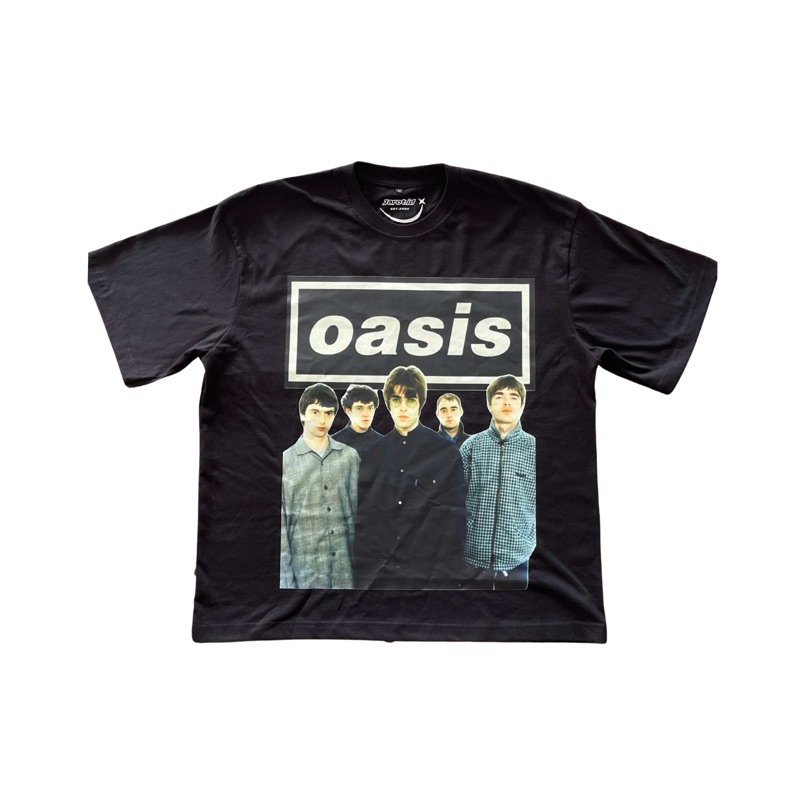 Kaos band oversize Oasis jarot.id