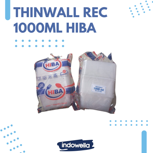 Thinwall Food Container Rec 1000ml HIBA