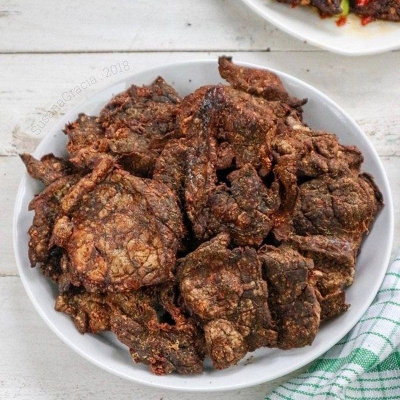 

4 paket dendeng daging kering dan basah