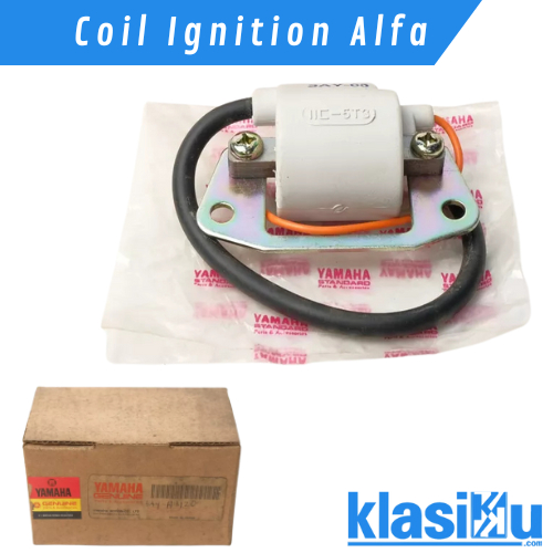 Coil Koil Ignition  Yamaha Rx king Rxs Rx Special Rxz  Alfa Champ Sigma Force1 F1zr Putih Original