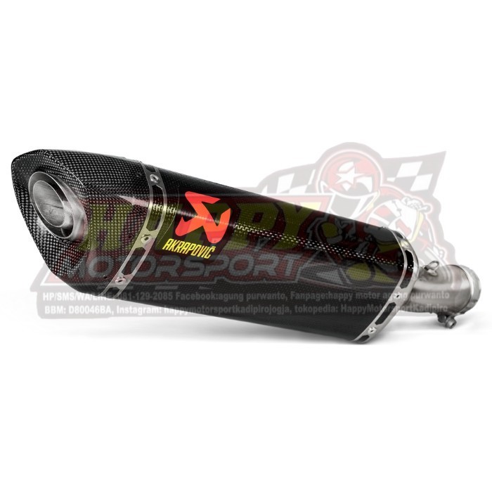Knalpot Akrapovic Kawasaki Ninja 250 Ninja 400 Fi 2018 Slip On Ori