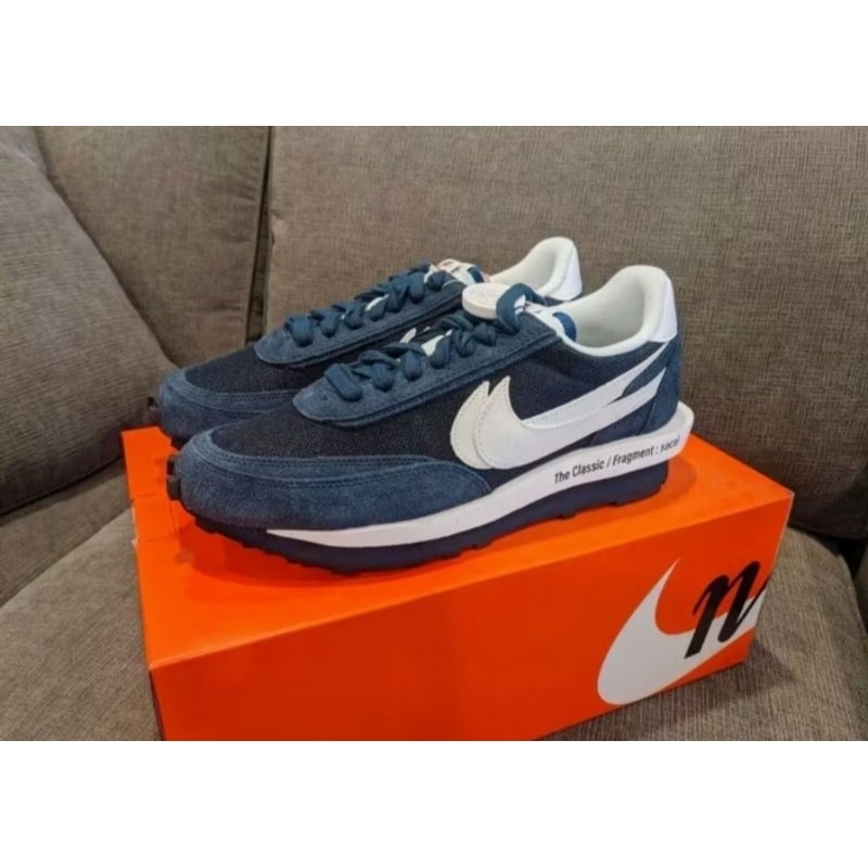 Nike LD Waffle SF Sacai Fragment Design Blackened Blue Void Navy