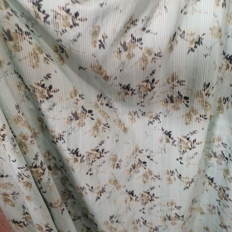 Kain silky dobby motif - bahan mukena dobby - kain silky serat embos - kain gamis embos - kain motif