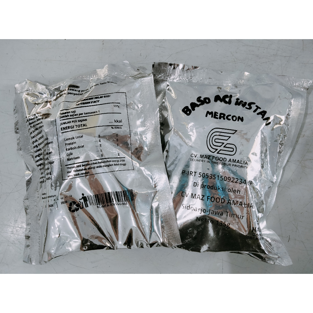 

Baso Aci Pedas paket 5 pack