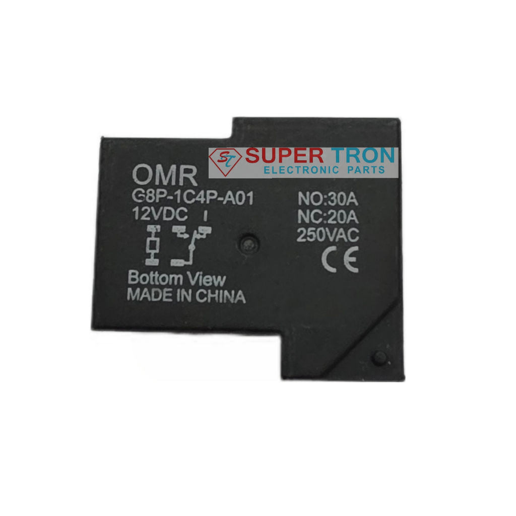 Relay Kodok OMR 12V 24V DC 5 Kaki 30A