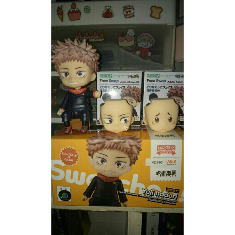 Nendoroid Swacchao Itadori Yuuji + 2 face swap original GSC