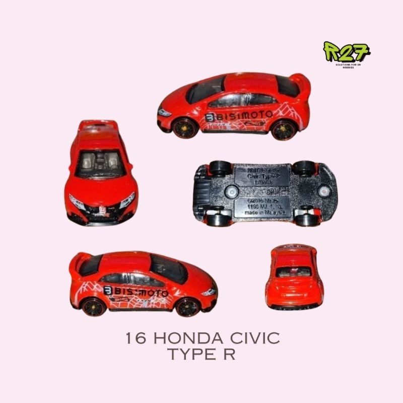 Hot Wheels 16 Civic Type R - Loose