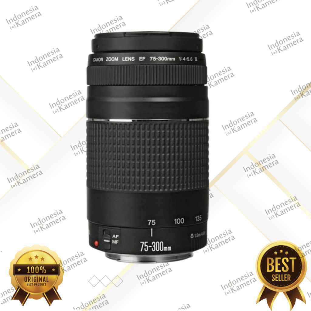 Lensa Tele Cano 75-300mm EF F4-5.6 III For Canon