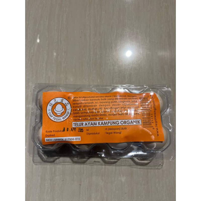 

TELUR AYAM KAMPUNG ORGANIC 8S