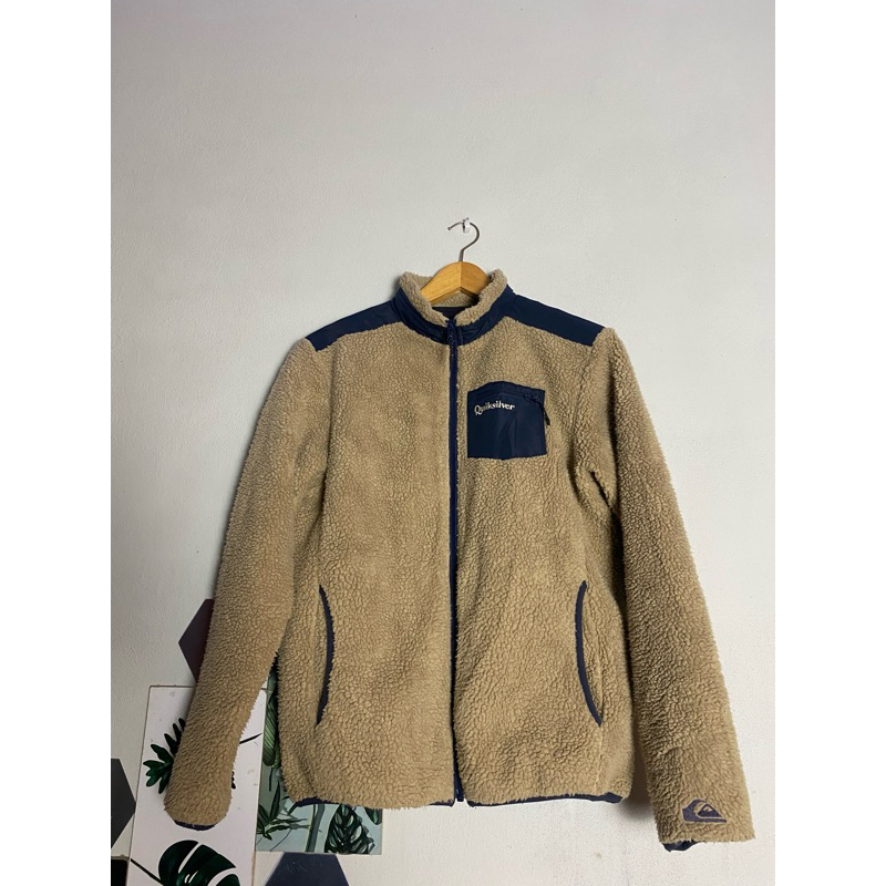Quiksilver Fleece Jacket Beige/Navy
