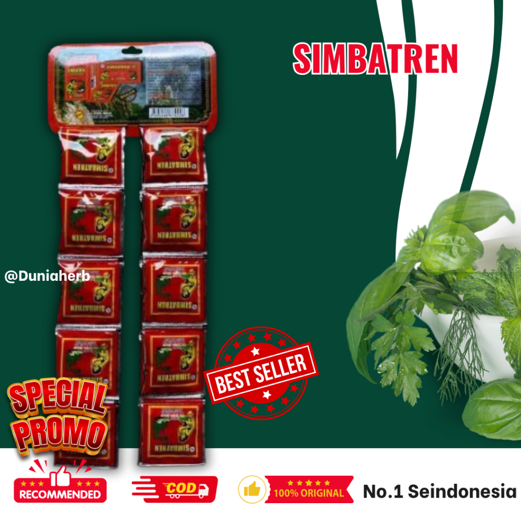 

Kapsul Simbatren Renceng 20 Sachet Original