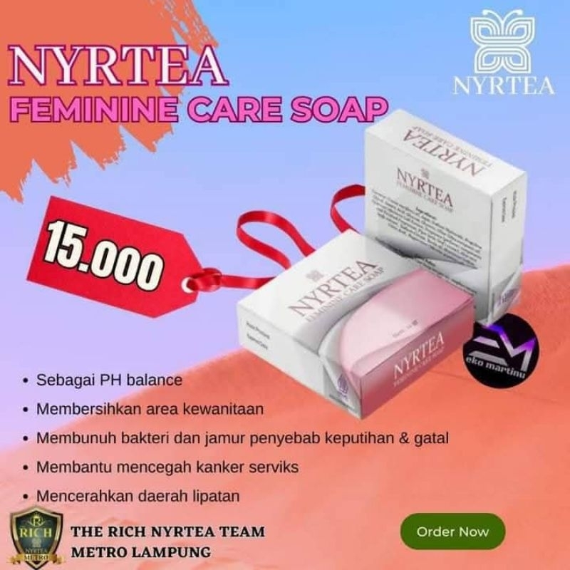 Sabun nyrtea bpom halal/sabun kewanitaan