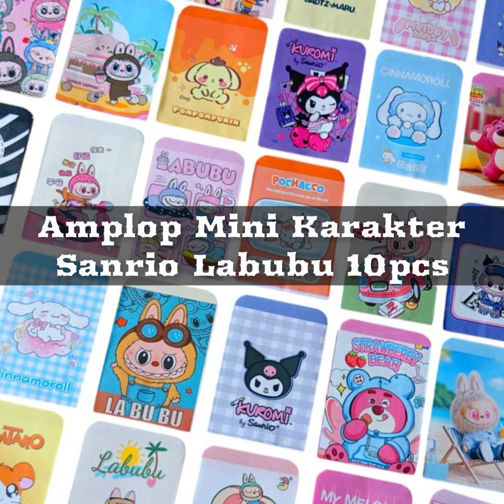 

10pcs Amplop Lebaran Karakter Ukuran MIni