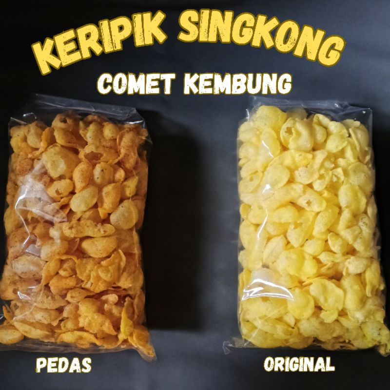 

Keripik singkong Comet/Comring kembung mini 250 g