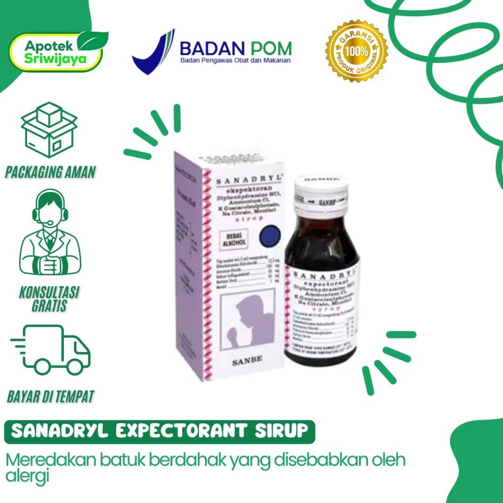 SANADRYL EXPECTORANT SIRUP