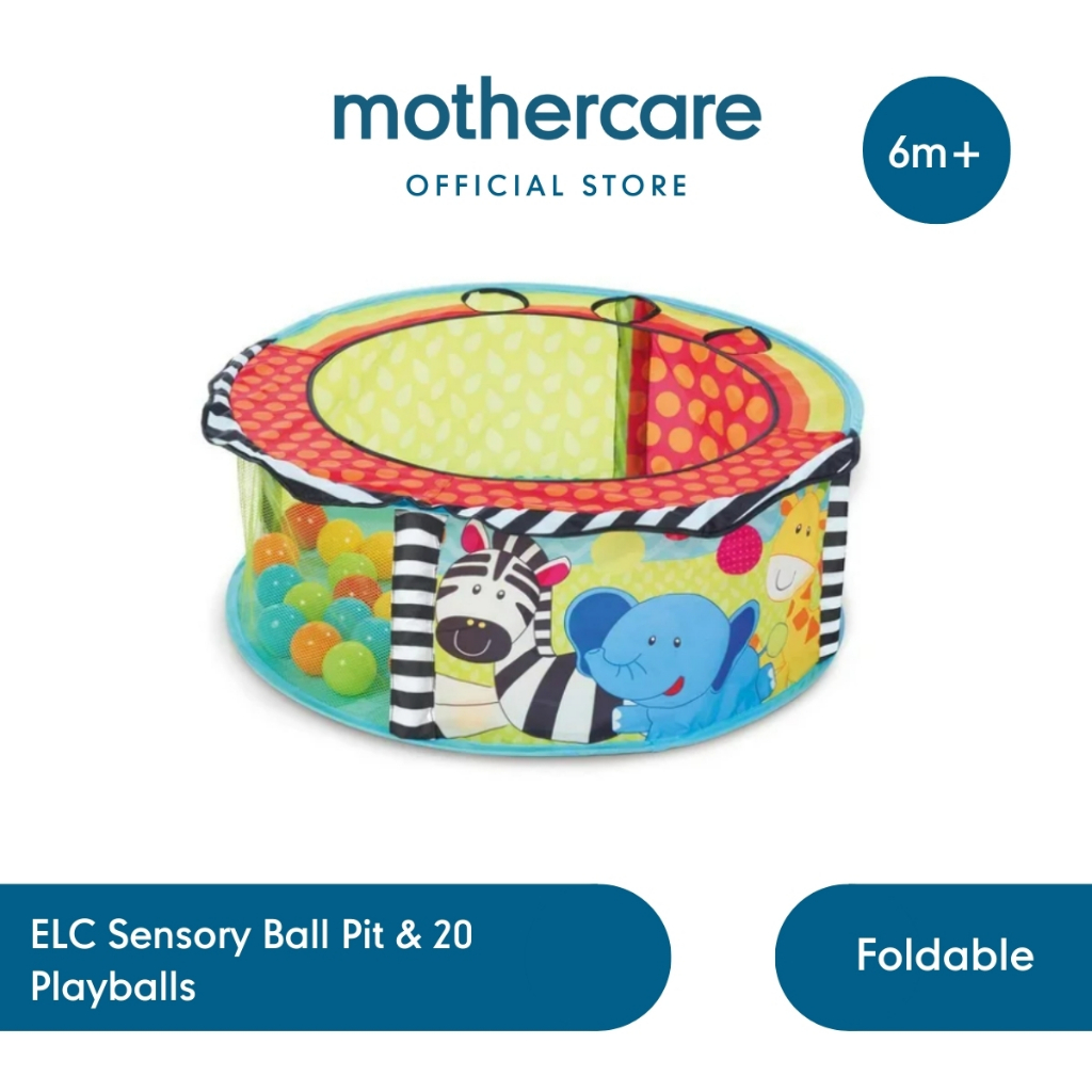 ELC Sensory Ball Pit & 20 Balls - Mainan Aktivitas Kolam Mandi Bola Anak