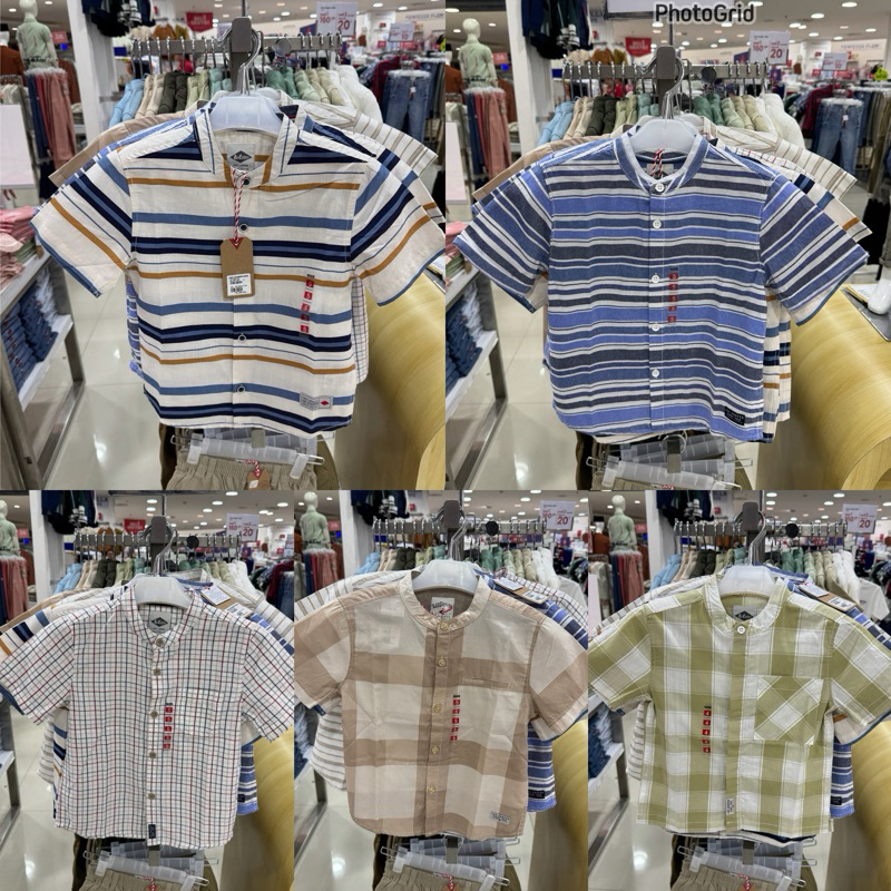 LEE COOPER KIDS - NEW Kemeja Koko Anak Laki-Laki (4-14 Tahun)