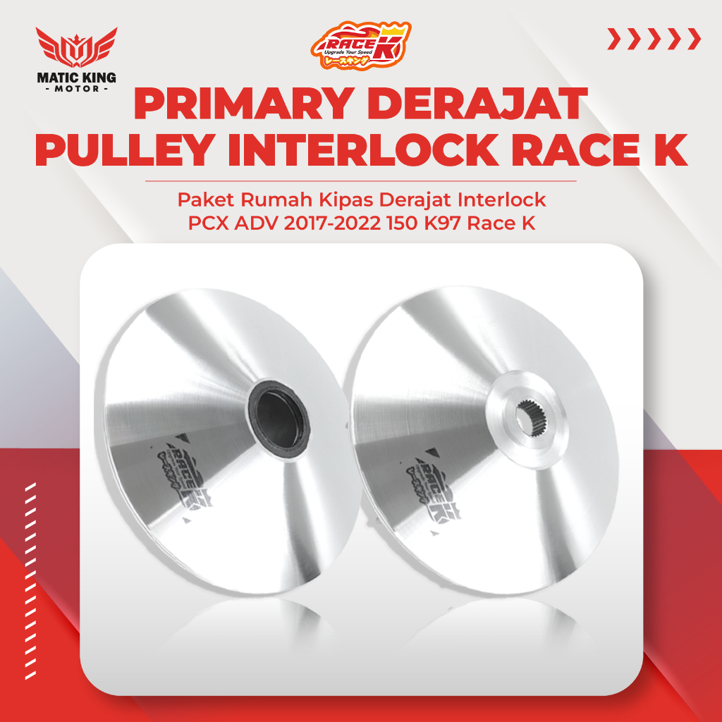 Race K Rumah Roller Pulley Bubut Custom 13,8 13,5 14 PCX ADV 150 Interlock Paket 150 cc PDP-RK-K97-0