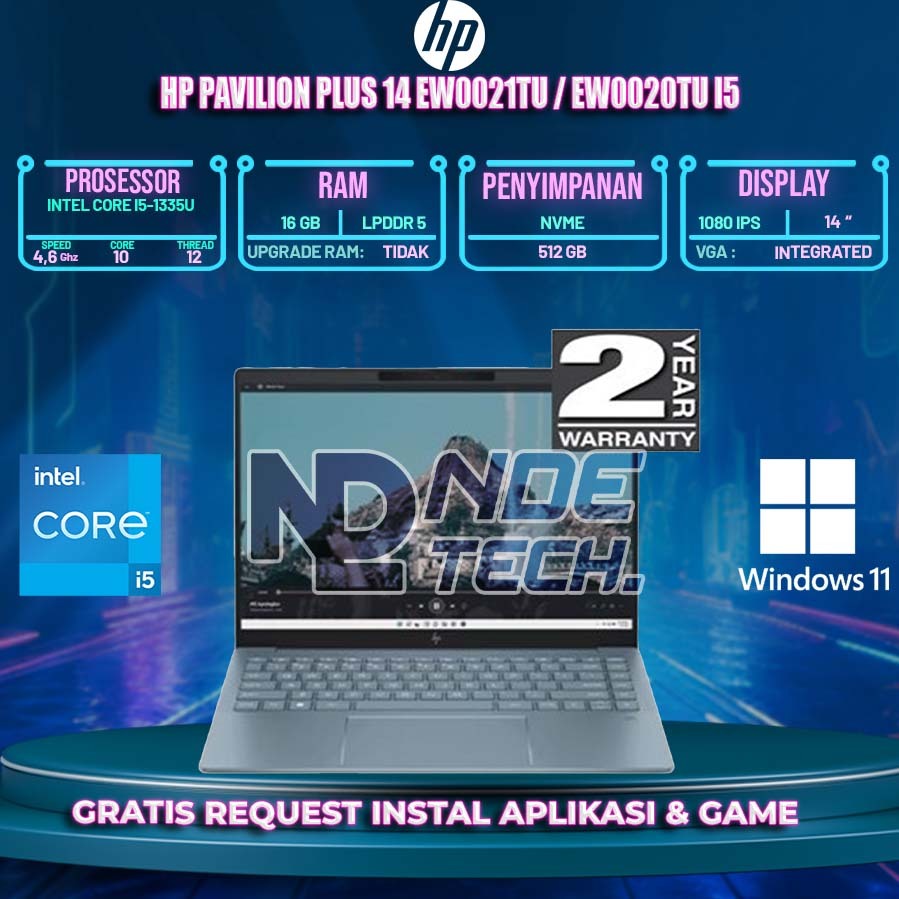 HP Pavilion Plus 14 EW0021TU / EW0020TU i5