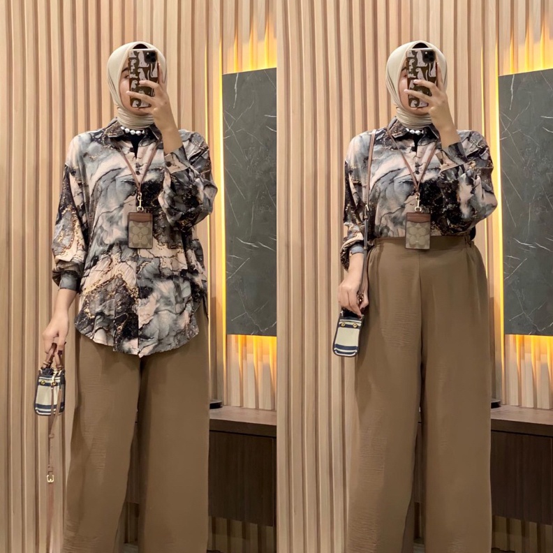 KODE Q74Q NEW PREMIUM ANGGREK SET RAYON MIX CRINKLE FIT TO XL  SET ANGGREK  ONE SET ANGGREK  SETCEL 