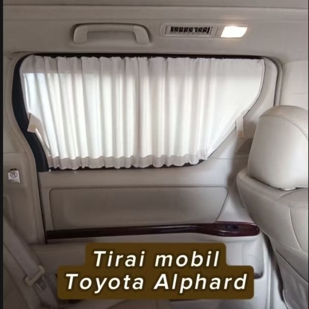 Tirai mobil toyota Alphard gen 2