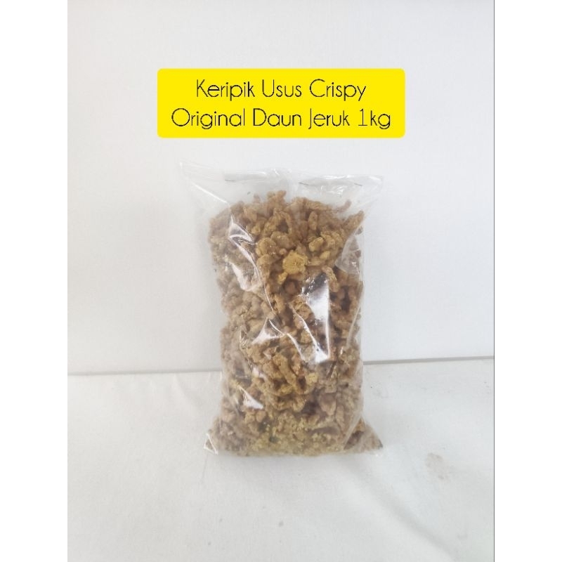 

Usus Crispy Original Daun Jeruk 1kg/Keripik Usus Crispy Original Daun Jeruk 1kg