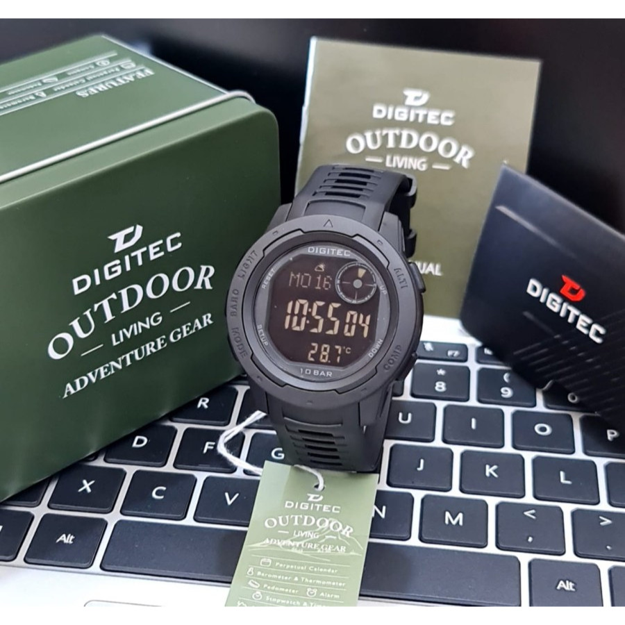 100% Original  Jam Tangan Pria Digitec Outdoor 8100 DG8100 Smartwatch