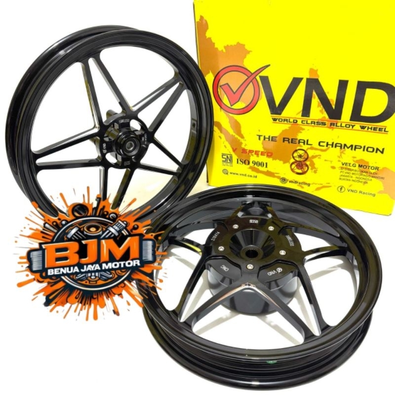 VELG VND V SPEED 1.85x14 & 2.15x14 Vario 125/150/ Vario 160 Cbs/ Beat/ Scoopy/ Stylo Cbs/ Genio/ Var