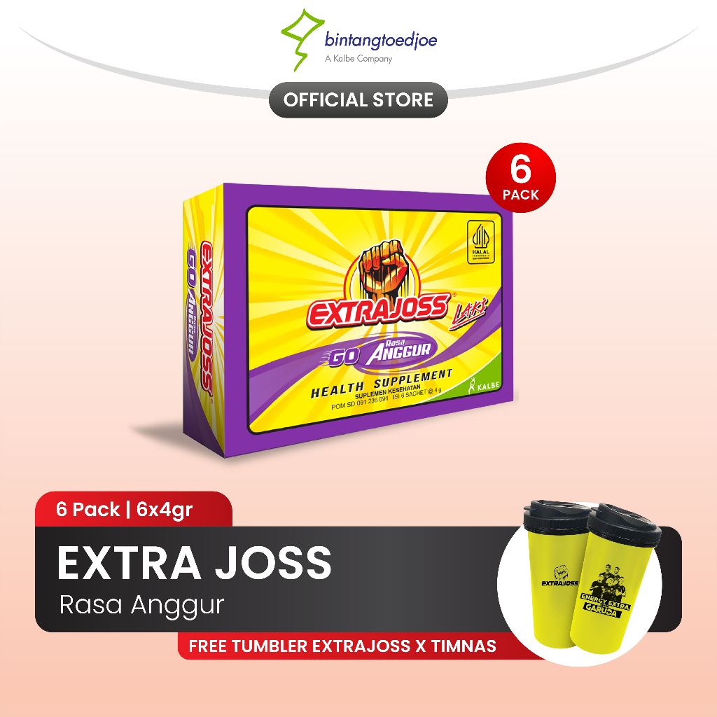 

Extra Joss Laki Anggur 6 Pack (36 Sachet)