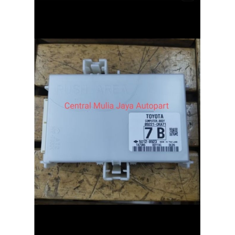Body ECU Toyota Innova Reborn 89221-0KA71 Original