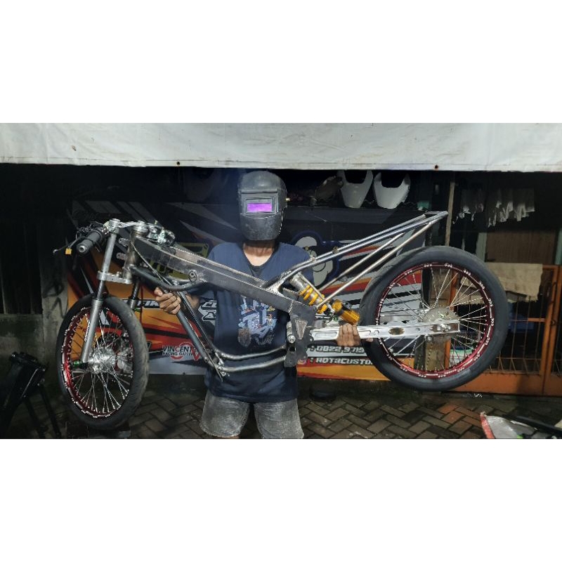frame rangka sunmori pro ninja r rr