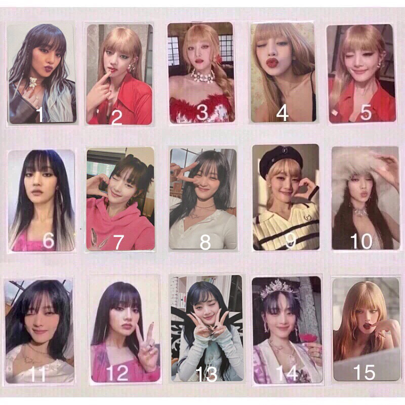 (G)I-dle I Love I Feel Never Die Tomboy Album PC Photocard Official Gidle G Idle Miyeon Minnie Soyeo