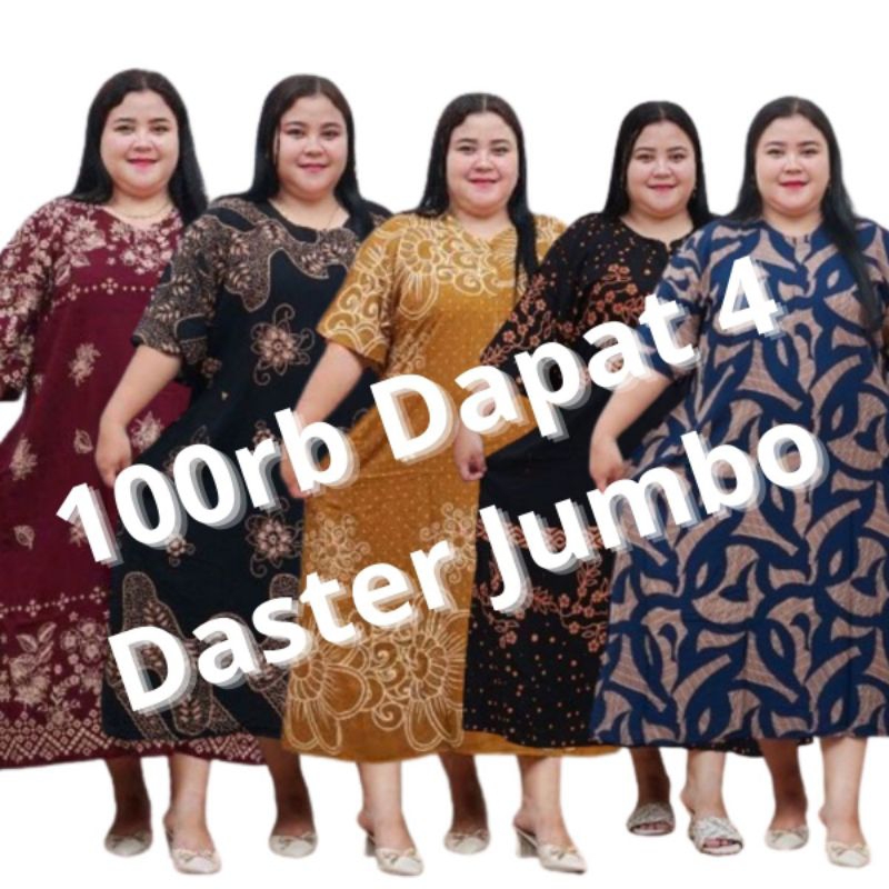 Daster Jumbo Kekinian Motif Bunga Terbaru Daster Super Jumbo Kekinian