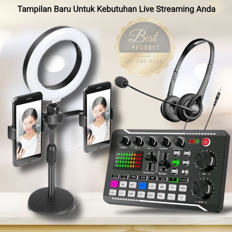 soundcard F998 mixer bluetooth audio