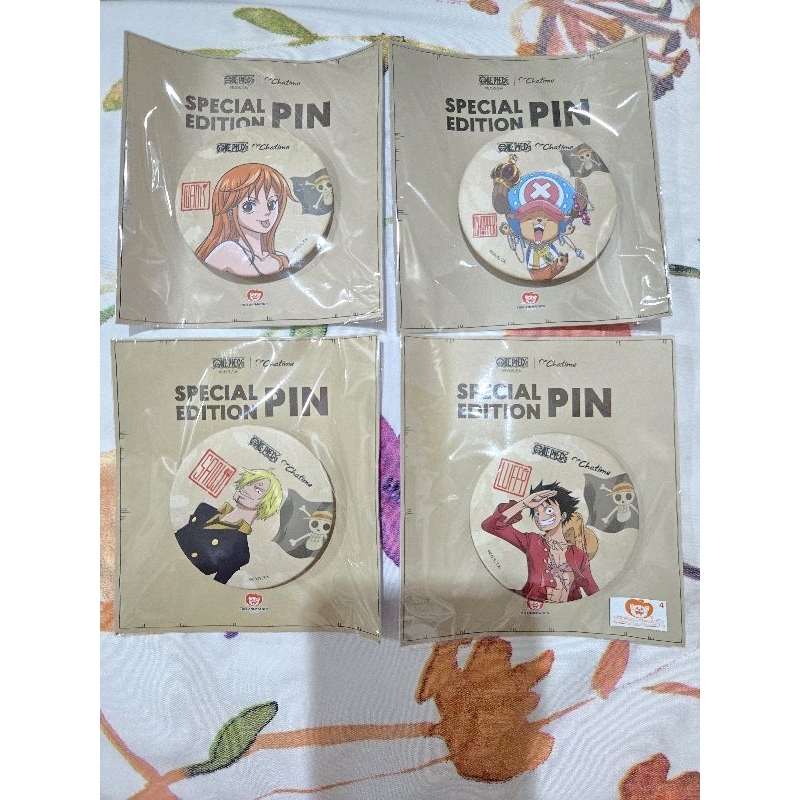 ONE PIECE SPECIAL EDITION PIN BY CHATIME / READY ONE PIECE - PIN ONEPIECE - KARTU ONE PIECE