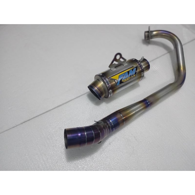 Knalpot FU MX King MX New MX Old 150cc 200cc Titanium Fam Original