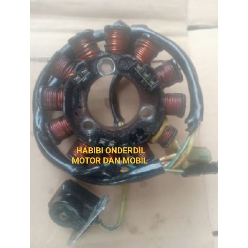 SPUL SPULL STATOR HONDA VARIO 110 KARBU ORI CABUTAN