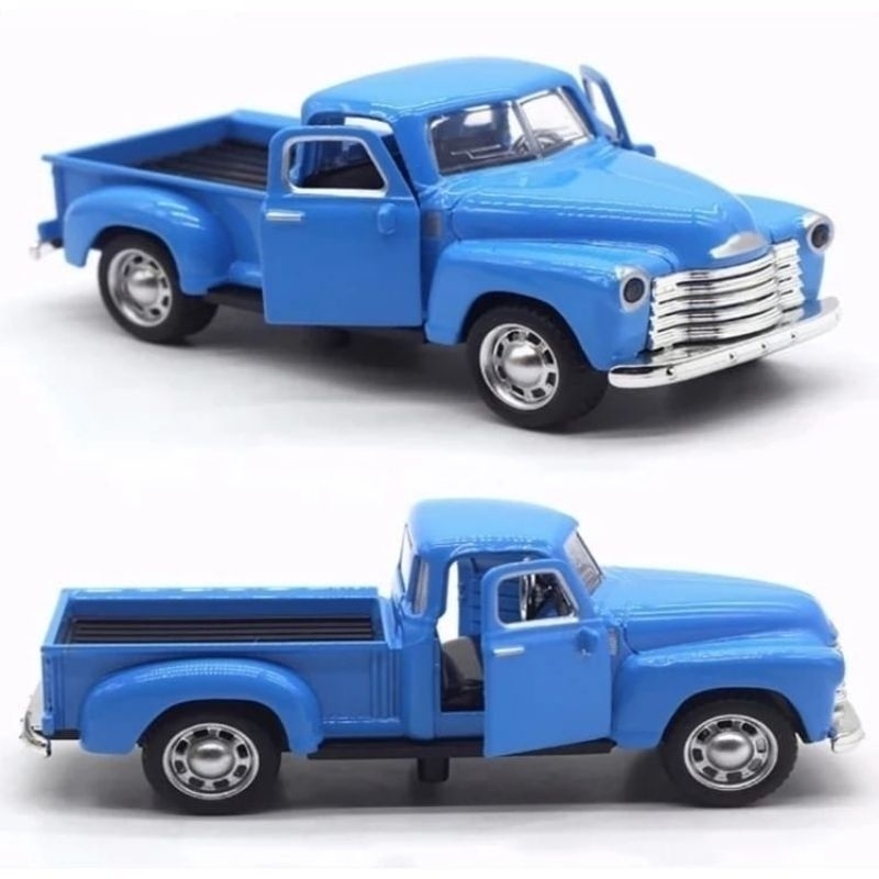 Mainan Anak Diecast Miniatur Mobil Pickup Clasic Bahan Full Besi