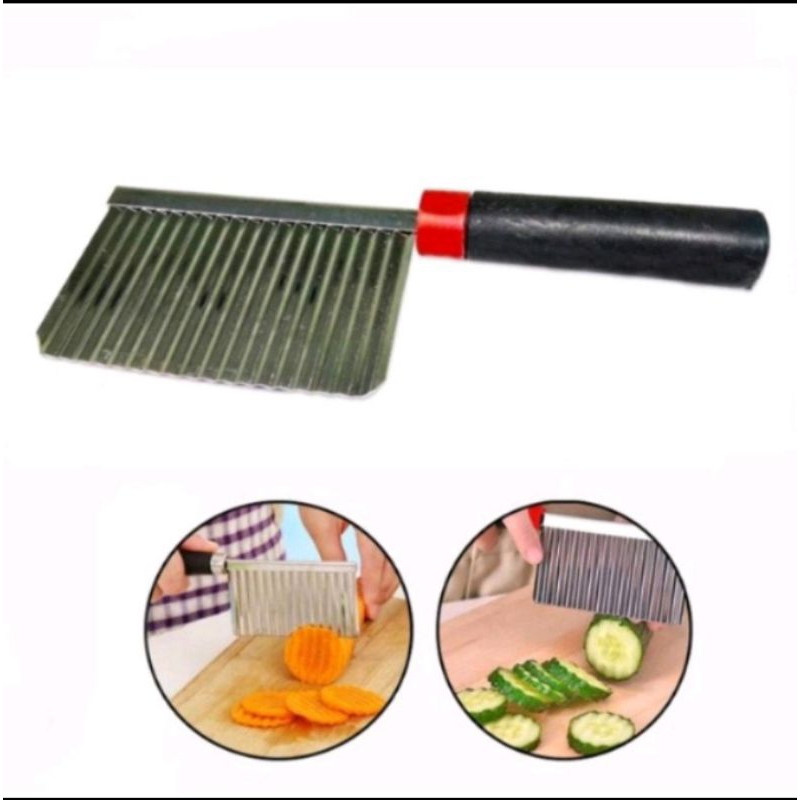 1pcs pisau acar gelombang/ pisau keripik kentang