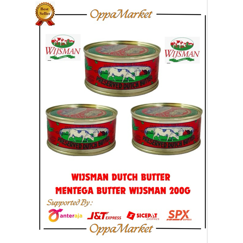 

WIJSMAN DUTCH BUTTER MENTEGA PREMIUM WISMAN 200G