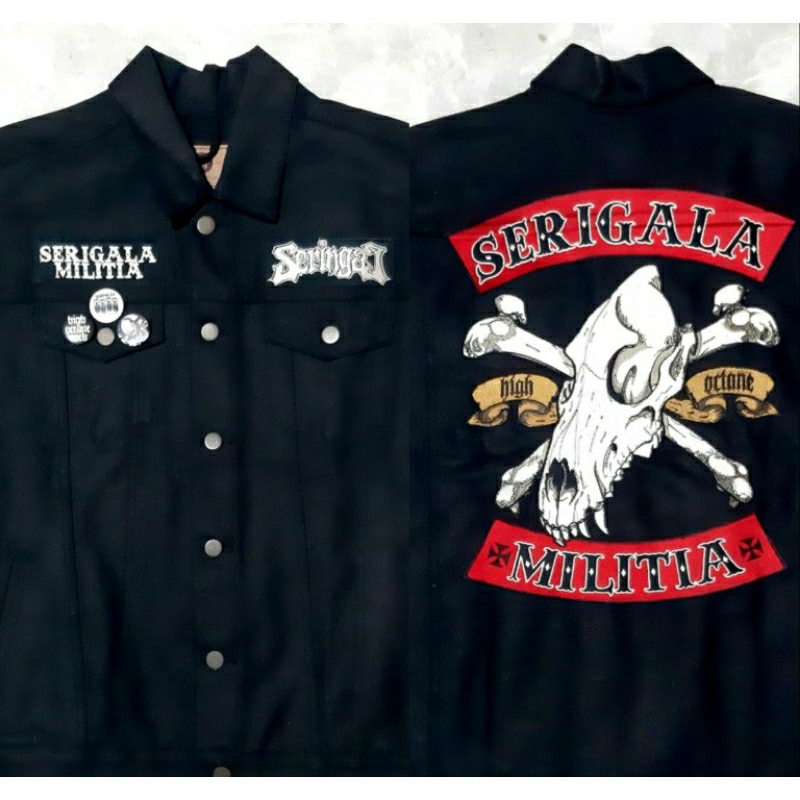 Vest Original Seringai Serigala Militia