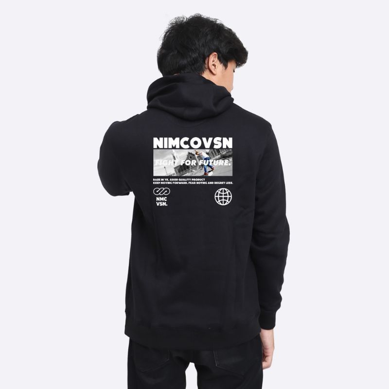 nimco vsn sweater Hoodie _black unisex